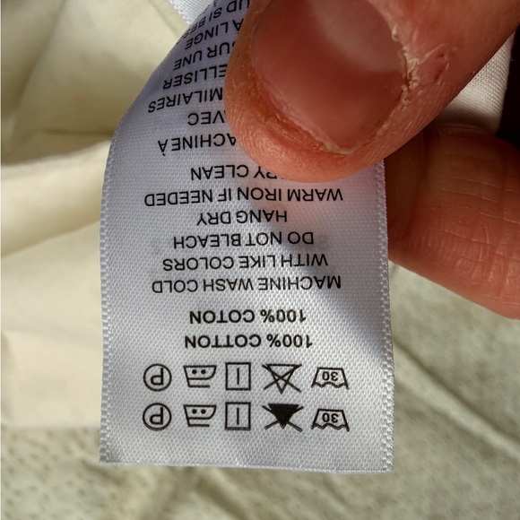 Untuckit white eyelet lace midi knee length dress career size 10 belt v neck - Picture 7 of 7